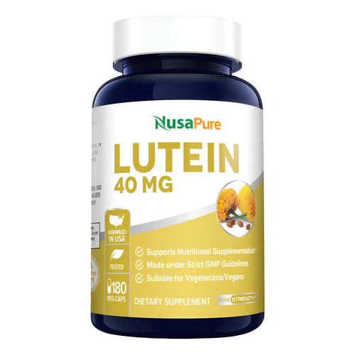 Luteina 40mg 180 Capsulas Vegetales Antioxidante Para La Vision