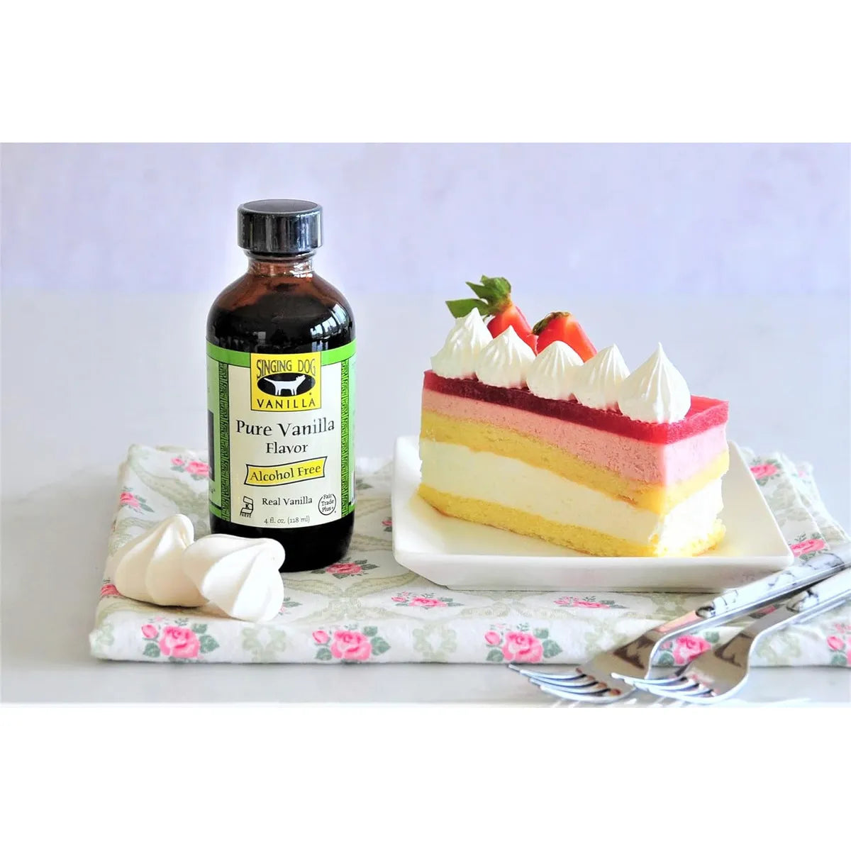 Extracto Puro De Vainilla Sin Alcohol 59.15 Ml Sabor Natural Intenso