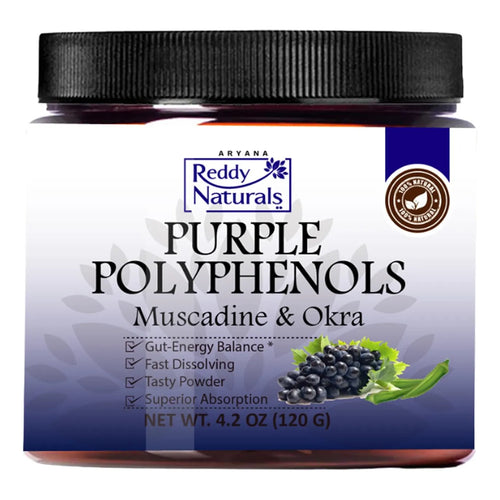 Suplemento De Polifenoles Morados Antioxidante Con Extracto De Uva Muscadina