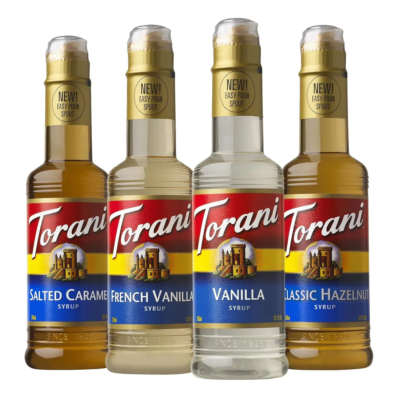 Torani Jarabe Paquete Variado 4 Sabores Café Premium 12.7 Onzas