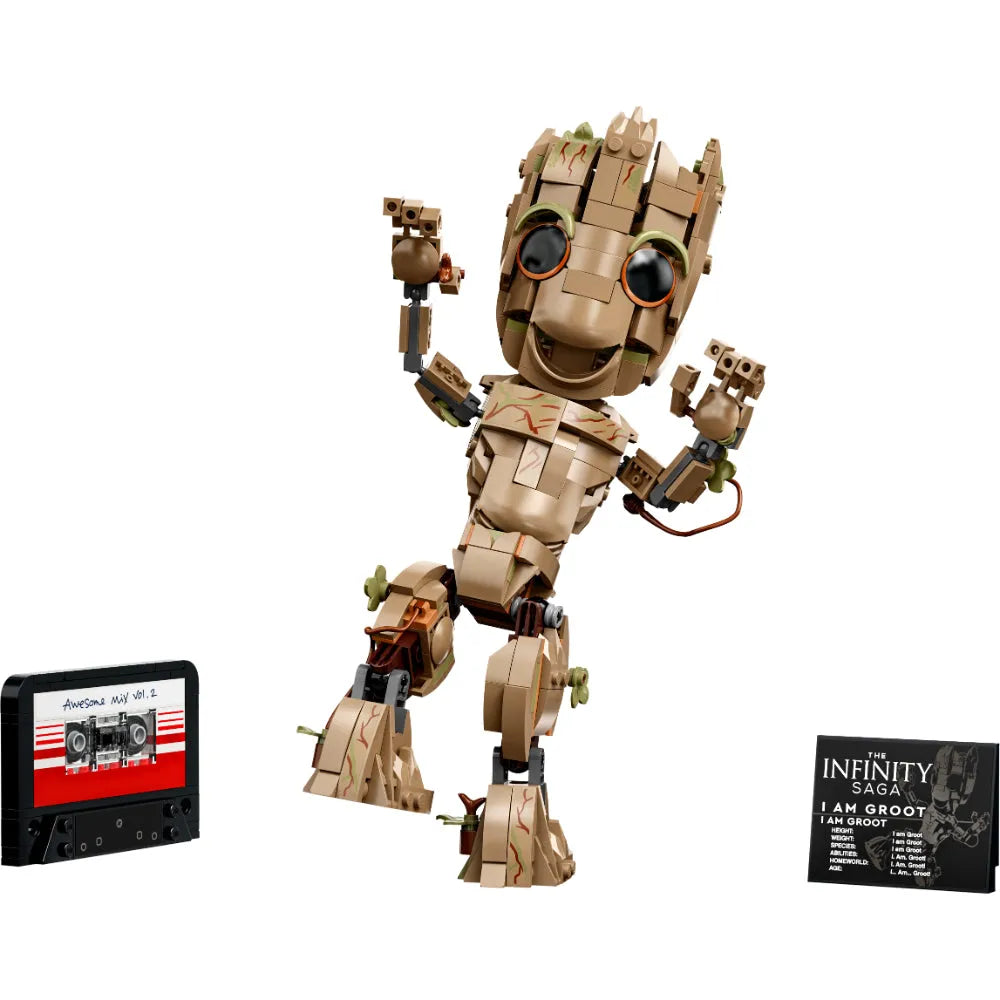 Lego Marvel Yo Soy Groot Set De Construccion 476 Piezas Incluye Minifigura