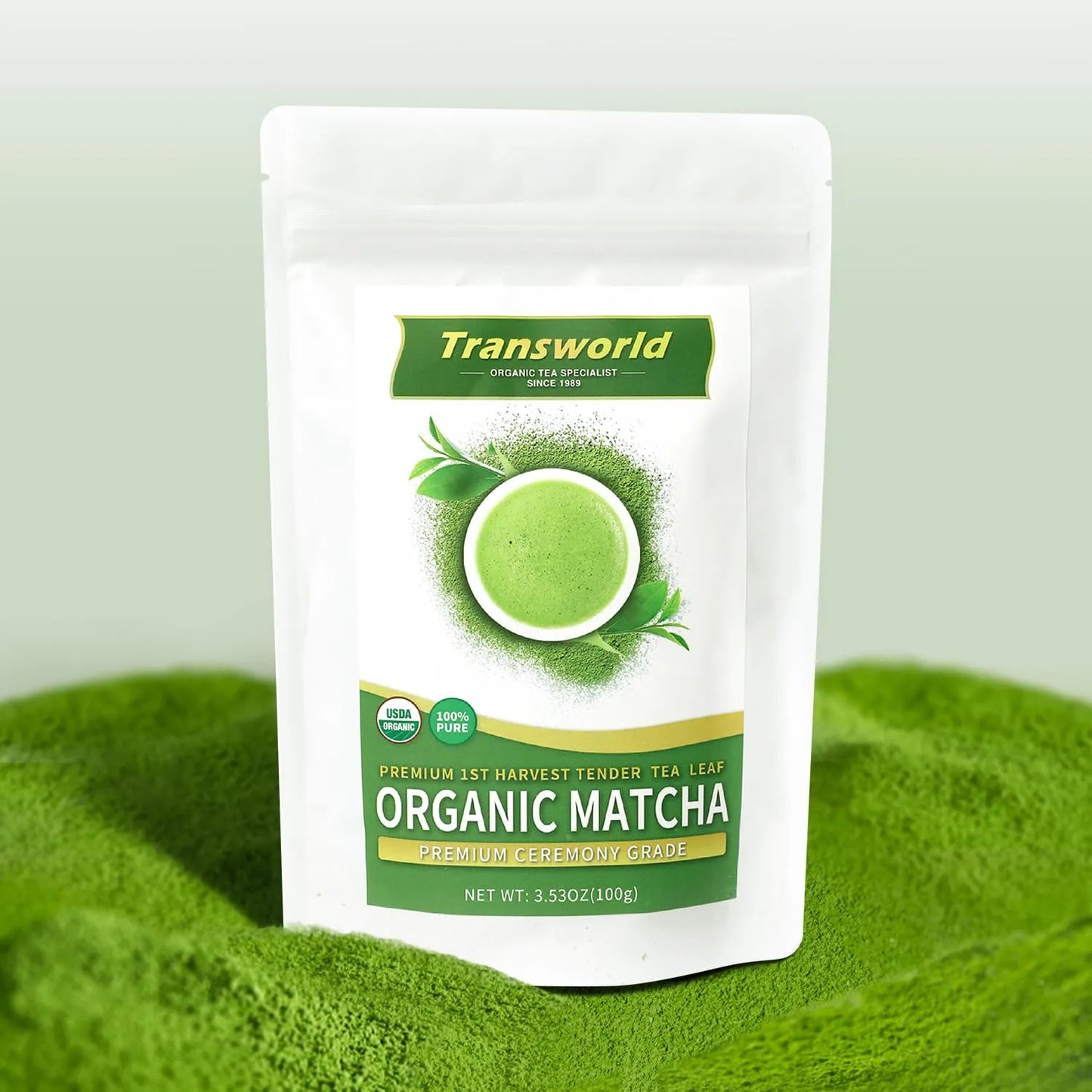 Té Verde Matcha Orgánico En Polvo Grado Ceremonial 100 Puro Energía Natural