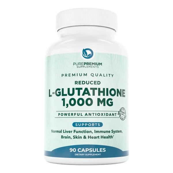 Glutatión Reducido 1000 Mg Antioxidante 90 Cápsulas Soporte Hepático Y Cerebral