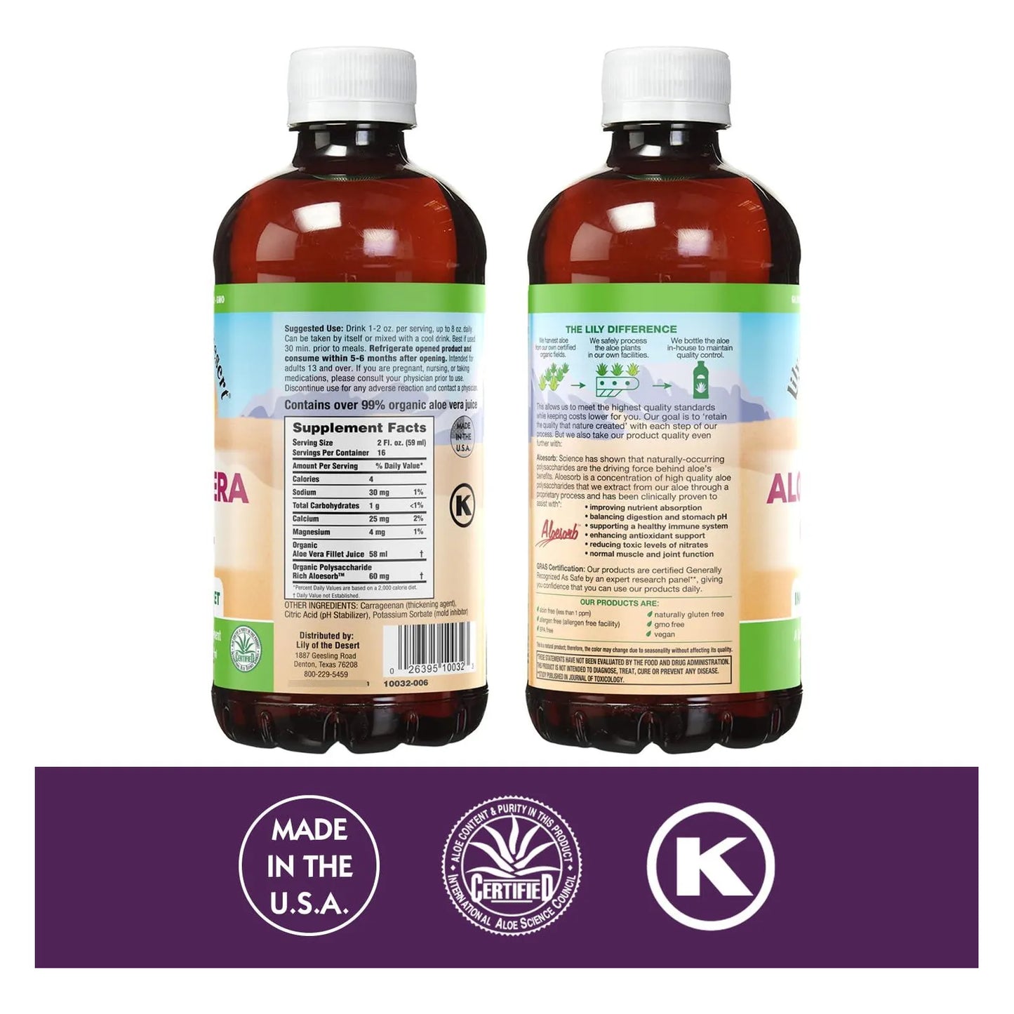 Bebida De Aloe Vera Con Vitaminas Naturales Y Enzimas Digestivas Para Salud Intestinal