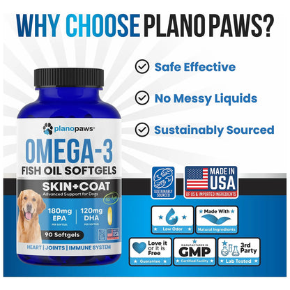 Aceite De Salmón Omega 3 Para Perros Piel Hidratada Y Articulaciones Fuertes