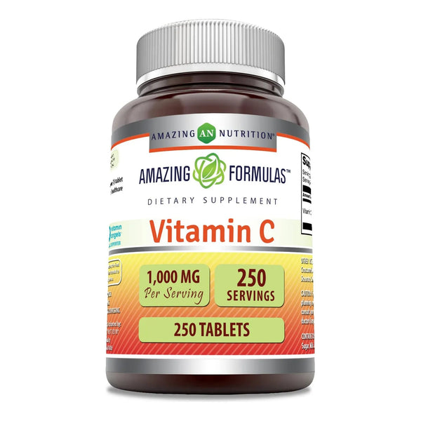Vitamina C 1000 Mg 250 Tabletas Suplemento Antioxidante E Inmunologico