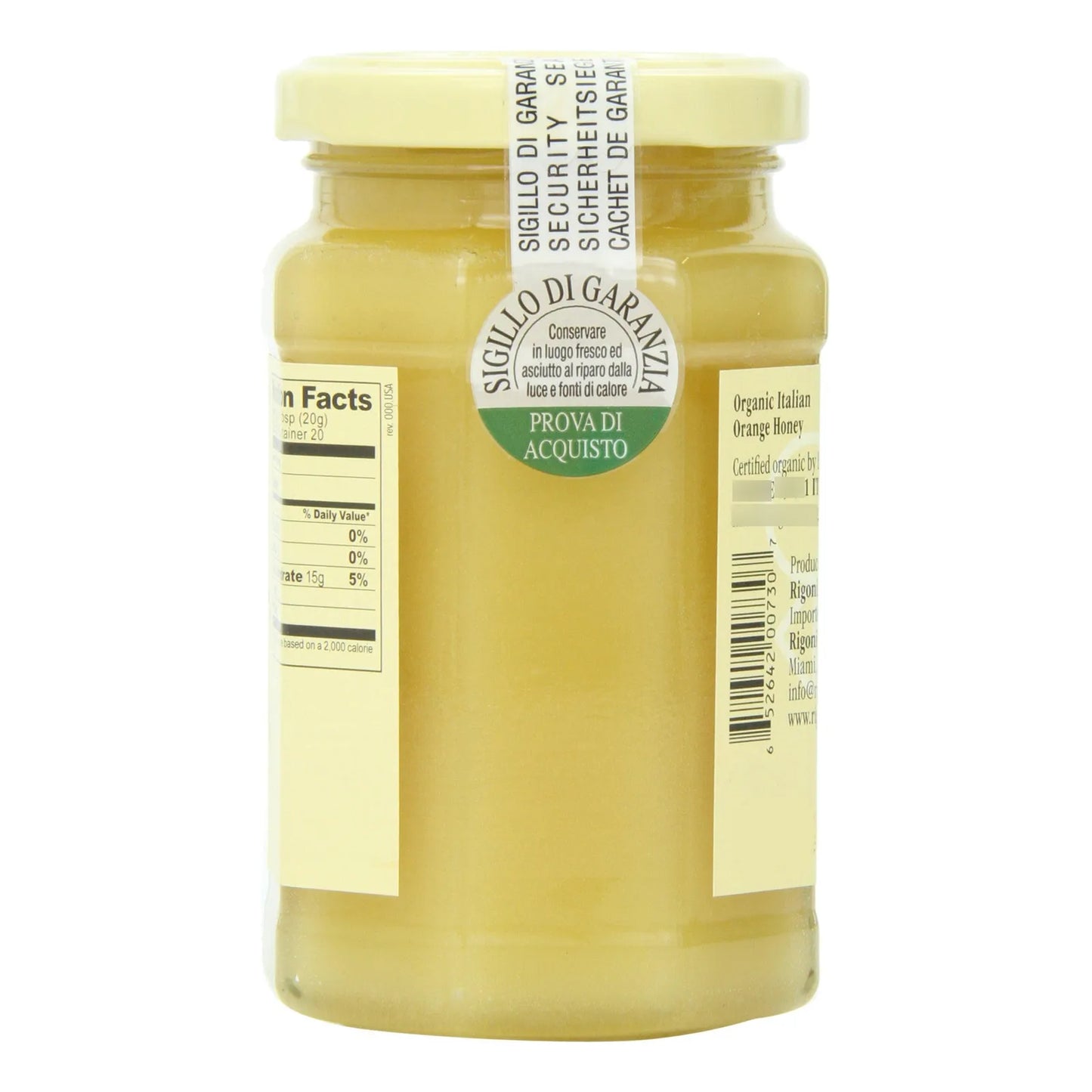 Miel Cruda Italiana Cremosa Con Flor De Azahar 300 Gramos Pura Y Natural