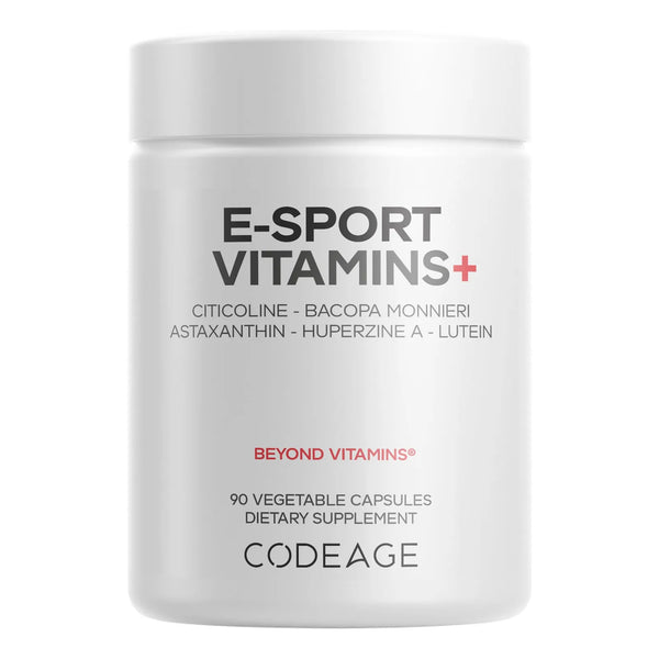 Vitaminas E Sport Con Citicolina Bacopa Monnieri Multivitaminas 90 Capsulas