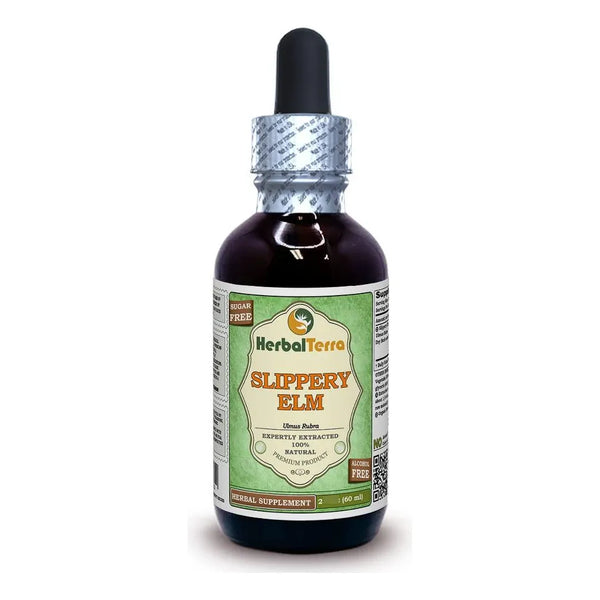 Glicerita Liquida Organica De Corteza De Olmo Resbaladizo Extracto Sin Alcohol 2 Onzas