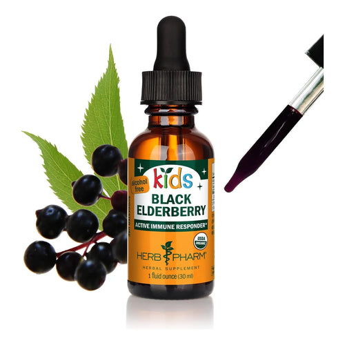 Extracto Liquido De Glicerita De Sauco Negro Organico 30 Ml Sin Alcohol Para Niños