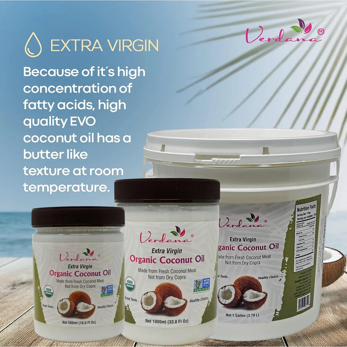 Aceite De Coco Extra Virgen Orgánico Prensado En Frío Ideal Para Cocina Y Belleza