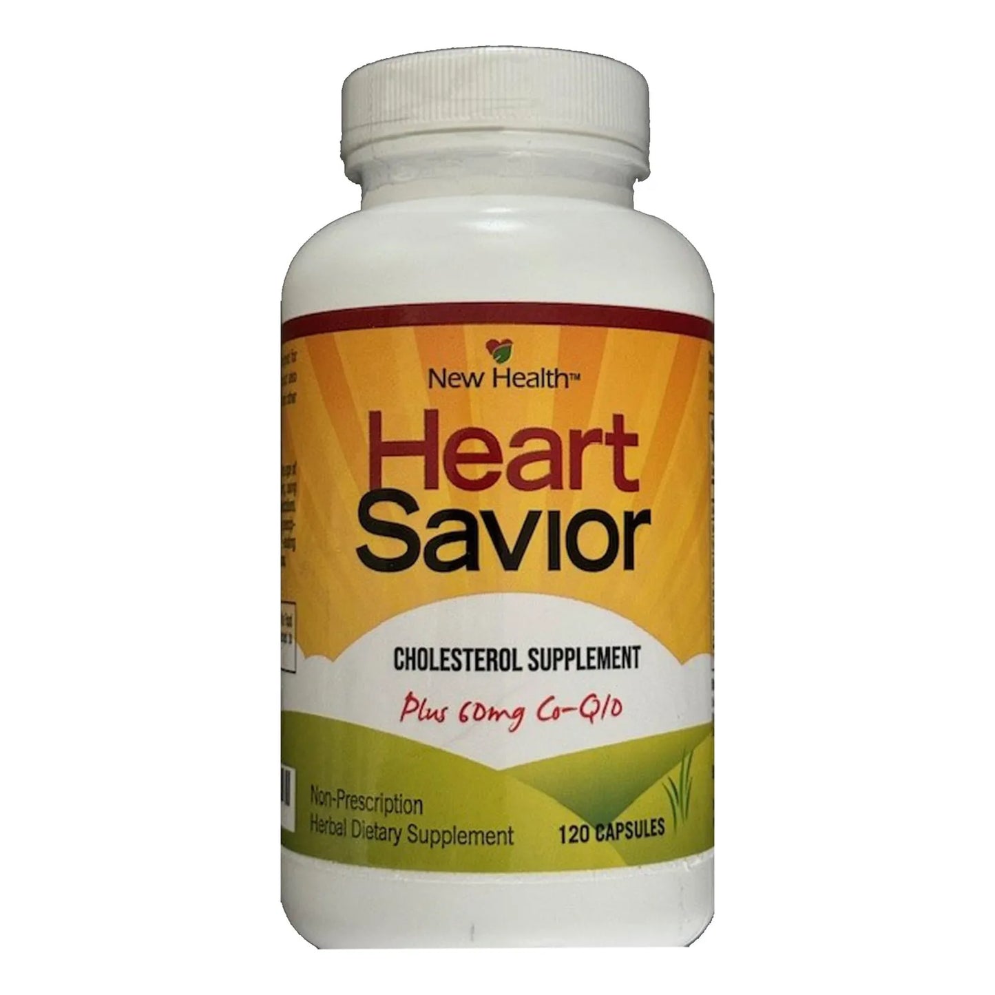 HeartSavior Suplemento De Colesterol 6 Ingredientes Potentes 120 Caps CoQ10