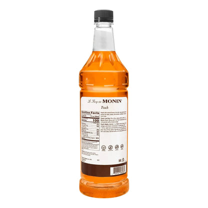 Jarabe De Melocotón Monin 1 Litro Sabores Naturales Sin Gluten