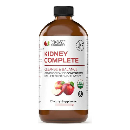 Complete Natural Kidney Suplemento Líquido Renal Desintoxicación Con Ingredientes Orgánicos