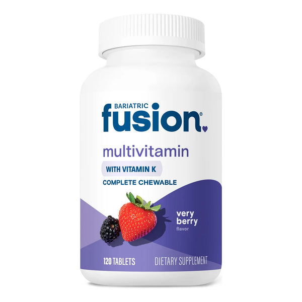 Multivitaminico Bariatico Masticable Con Hierro Y Vitamina K 120 Tabletas