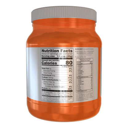 Proteína De Clara De Huevo En Polvo 1.2 Kg Con Bcaas Sin Sabor NOW Sports Nutrition