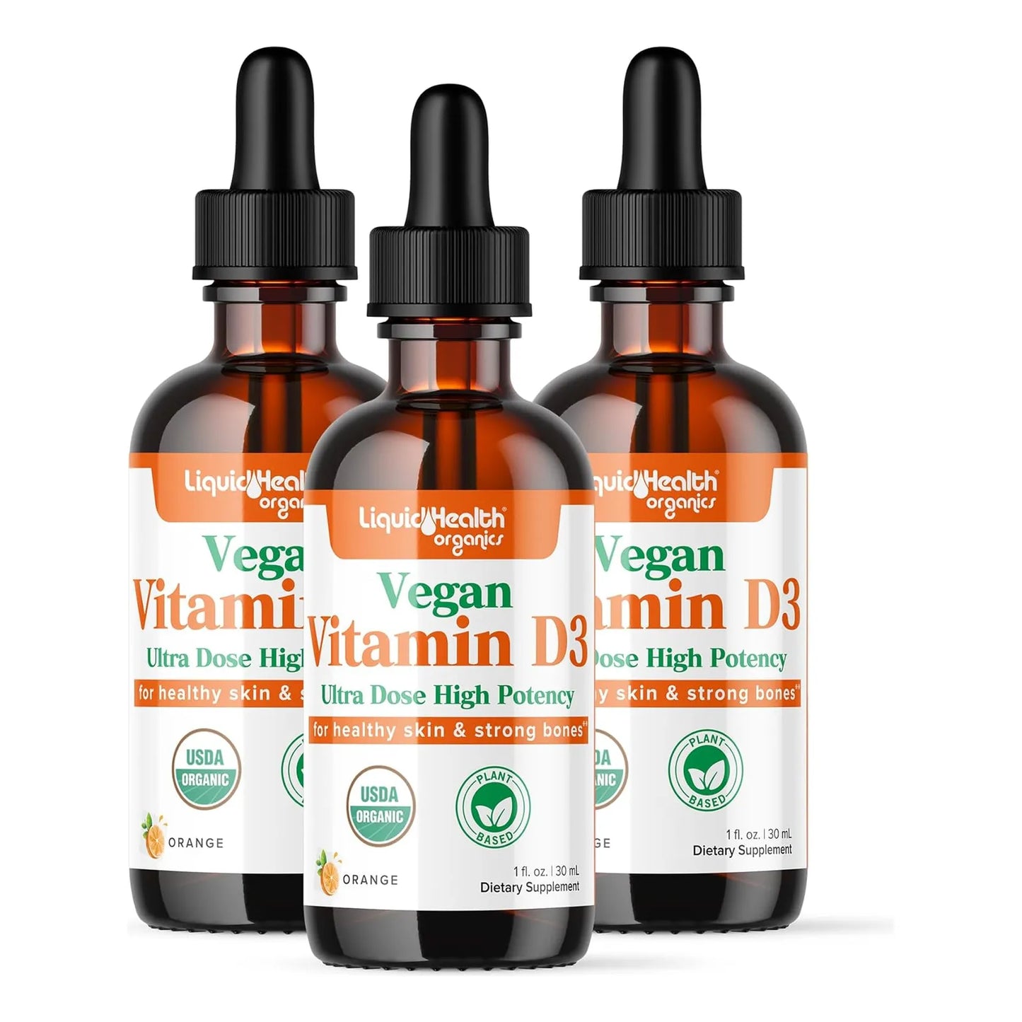 Vitamina D3 Liquida 5000 Ui Organica Gotas Adultos Niños Refuerza Inmunidad Huesos Piel