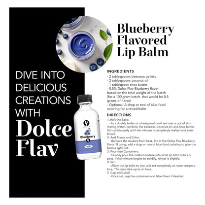 Extracto De Arándanos Dolce Flav 2 Onzas Sabor Intenso Multiusos Para Postres Y Helados