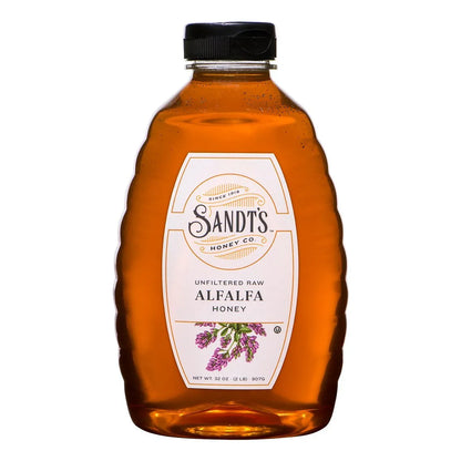 Sandts Honey Miel Cruda Sin Filtrar 907 G 100 Natural Sin Omg