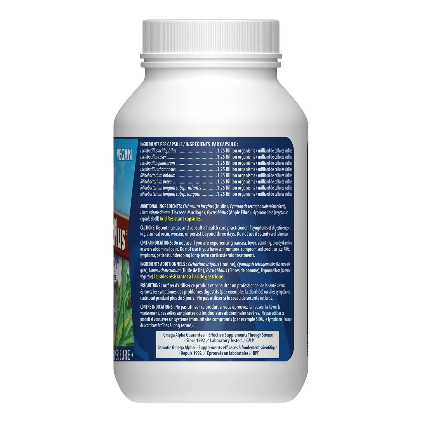 Ultra Probiotic Plus 60 Capsulas Probiótico Prebiótico Salud Digestiva E Inmunológica