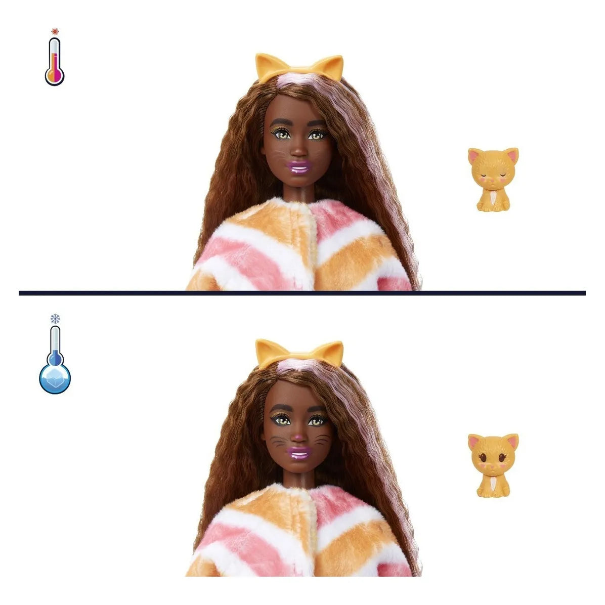 Muñeca Barbie Cutie Reveal Disfraz Gatito - Imagen 6
