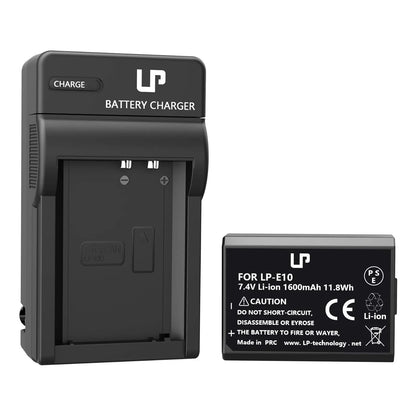 Bateria Y Cargador Lp E10 Para Camaras Canon Rebel T3 T5 T6 Compatible Con Multiples Modelos