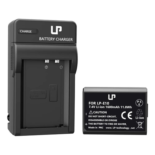 Bateria Y Cargador Lp E10 Para Camaras Canon Rebel T3 T5 T6 Compatible Con Multiples Modelos