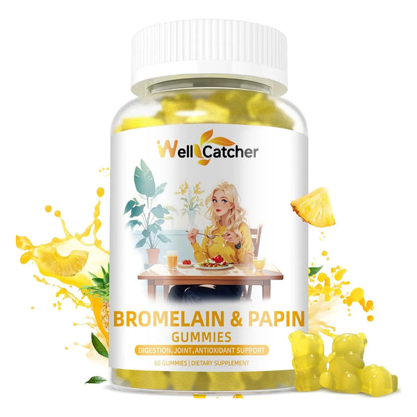 Gomitas De Bromelina Y Quercetina 500 Mg Digestión E Inmunidad