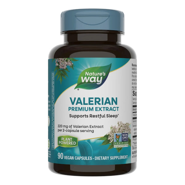 Capsulas De Valeriana 220 Mg 90 Unidades Natures Way Para Dormir Mejor