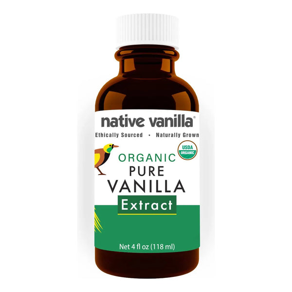 Extracto Puro De Vainilla Orgánico 118ml Ideal Para Postres Y Repostería