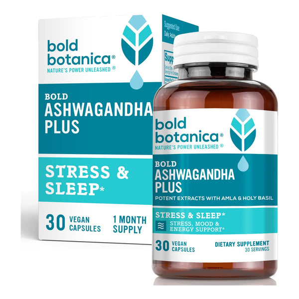 Ashwagandha Plus Suplemento Para Estrés Memoria Energía Vegano