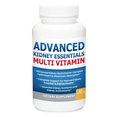 Multivitamínico Esencial Para Riñones 90 Cápsulas Apoyo Renal Completo