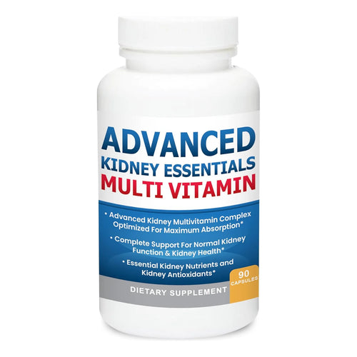 Multivitamínico Esencial Para Riñones 90 Cápsulas Apoyo Renal Completo