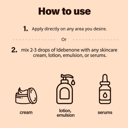 Sérum De Idebenona Y Coenzima Q10 Antienvejecimiento 30 Ml Piel Radiante