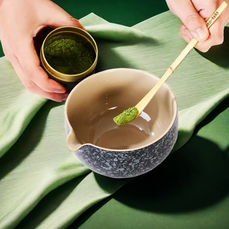 Polvo De Matcha Ceremonial Grado Premium Hojas De Té Verde Puro 1.75 Onzas Lata