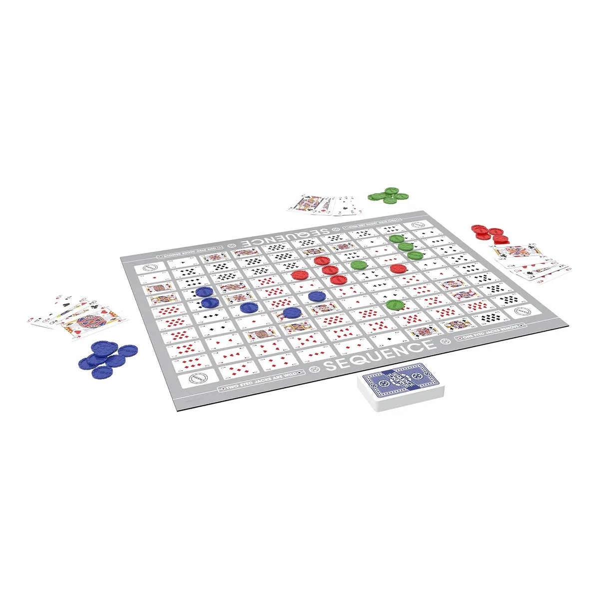 Juego De Secuencia Con Tablero Plegable Diversion Familiar Y Estrategia