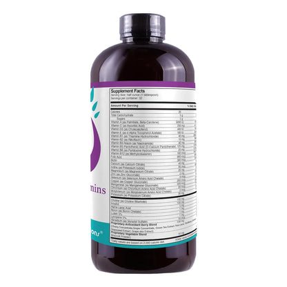 Multivitaminas Minerales Naturales Liquidas 473 Ml Energia Y Defensas