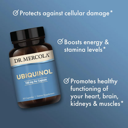 Ubiquinol 100 Mg 30 Capsulas Dr Mercola Antioxidante Energia Salud