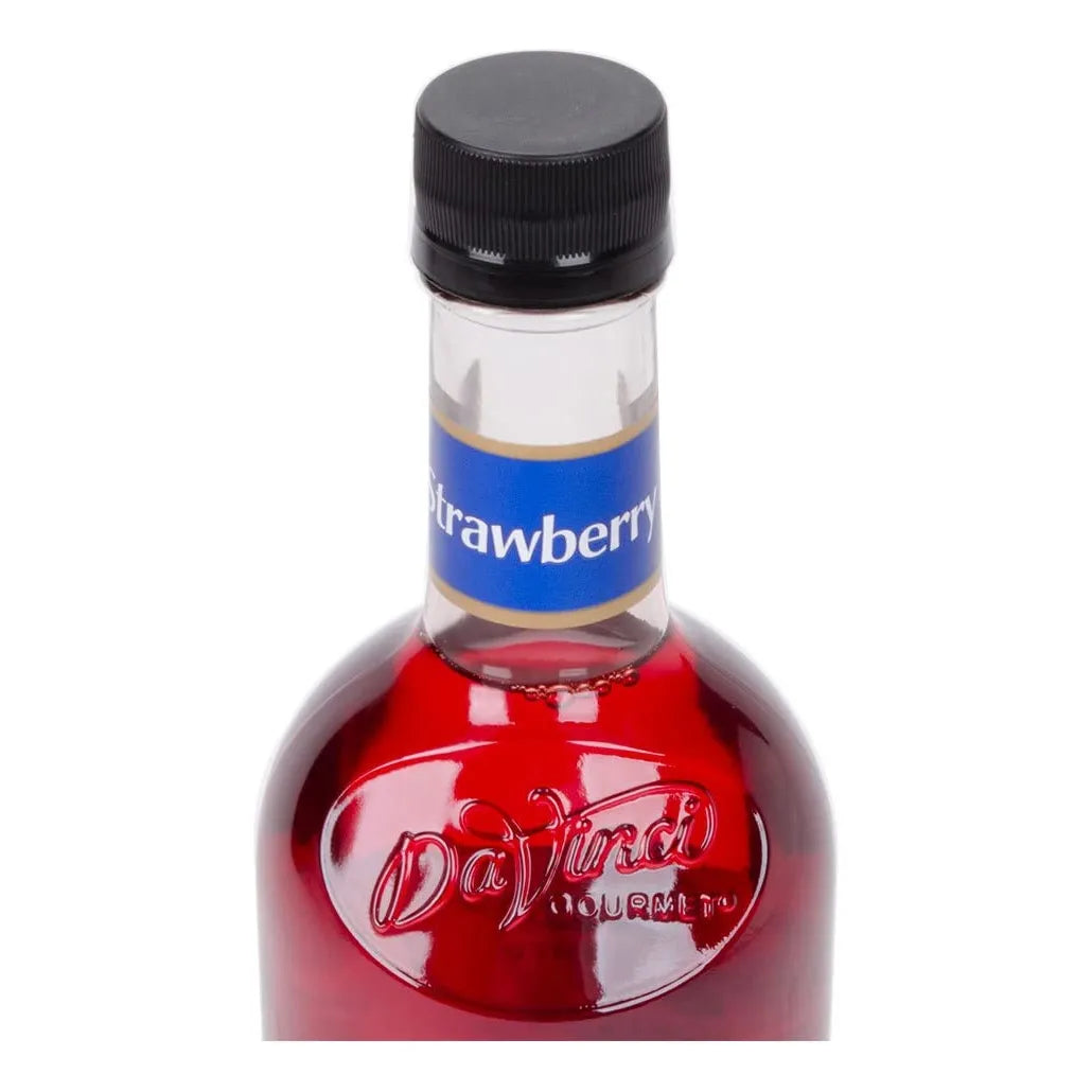 Jarabe De Fresa Sin Azúcar Da Vinci Gourmet 25.4 Fl Oz Endulzado Con Splenda