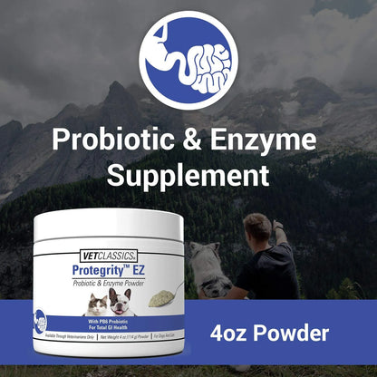 Protegrity Ez Probióticos Salud Digestiva Perros Gatos Enzimas Naturales