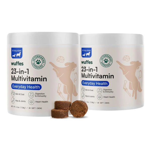 Multivitaminas Masticables 23 En 1 Para Perros Paquete De 2 60 Unidades