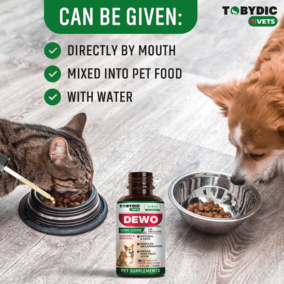 Defensa Intestinal Natural Para Gatos Y Perros Líquido Herba Apoyo Digestivo
