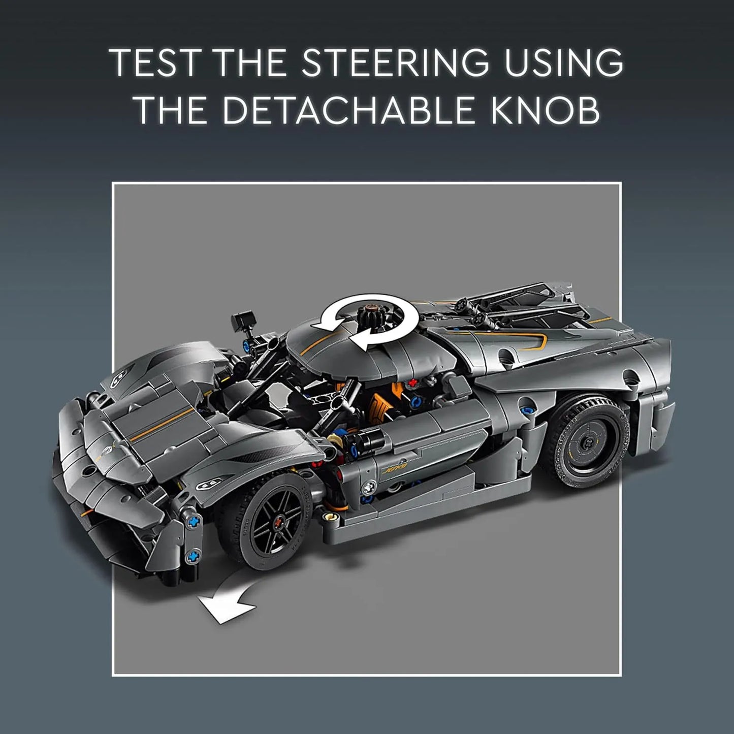 Lego Technic Koenigsegg Jesko Absolut Hipercar Gris Kit De Construccion 801 Piezas