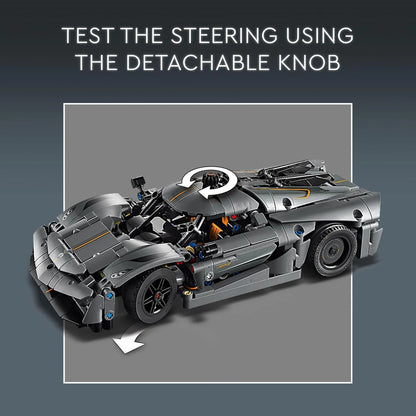 Lego Technic Koenigsegg Jesko Absolut Hipercar Gris Kit De Construccion 801 Piezas