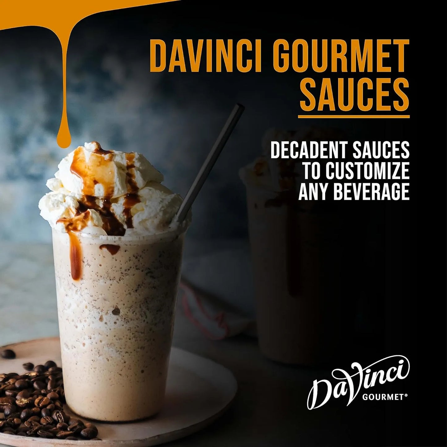 Salsa De Chocolate DaVinci Gourmet 64 Onzas Sabor Premium Multi Uso
