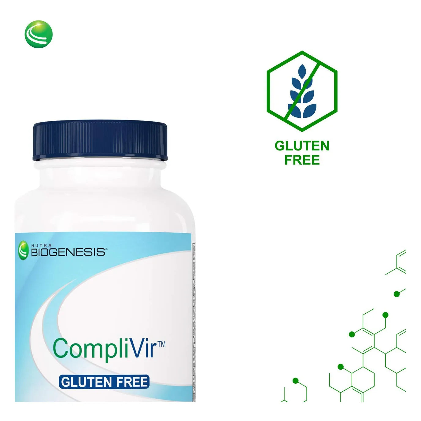 Complivir Suplemento Inmunologico Monolaurina Zinc Vitamina C 60 Tabletas