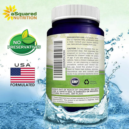 Quercetina 1000 Mg Con Zinc Y Saúco Negro 120 Cápsulas aSquared Nutrition Antioxidante E Inmunológico
