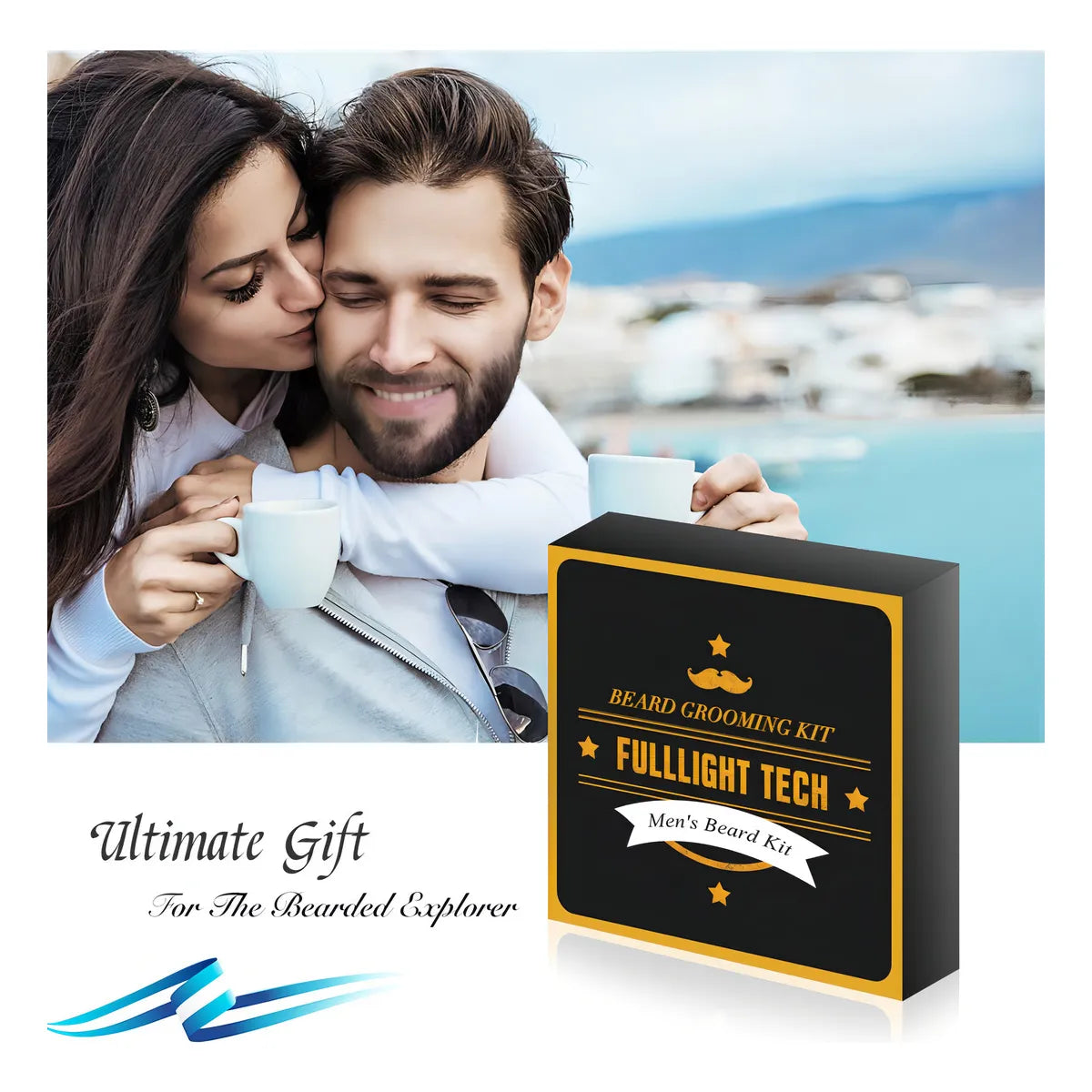 Kit De Barba Hombre Cuidado Intenso Con Lavado Hidratante Y Aroma Premium