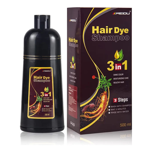 Champu De Color Marron Oscuro Bablabear Cabello Fresco Y Manejable