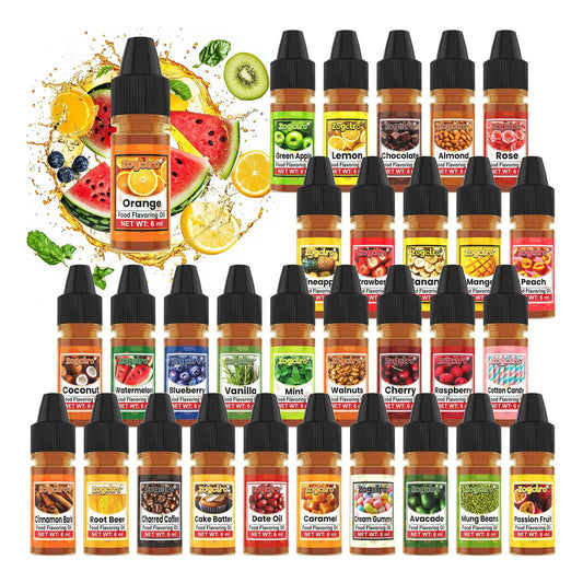 Aceite Aromatizante Líquido 30 Sabores Caramelo Brillo Labial